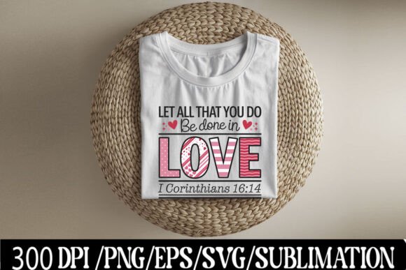 Bible Verse Christian Valentine PNG for T-Shirt Designs