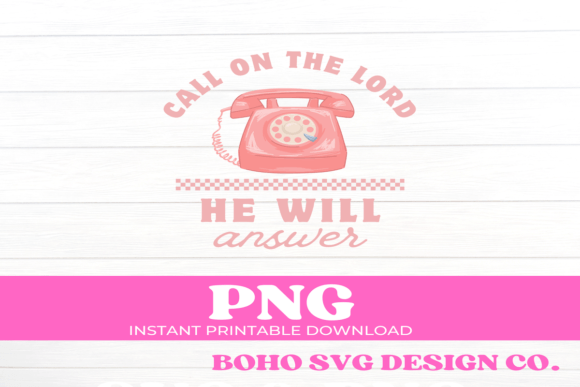 Call on Jesus Christian Sublimation Png T-Shirt Designs