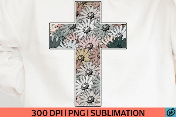 Christian Floral PNG Sublimation T-Shirt Designs