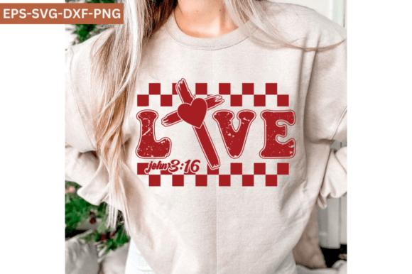 Christian Valentines PNG, Bible Verse PNG for T-Shirt Designs