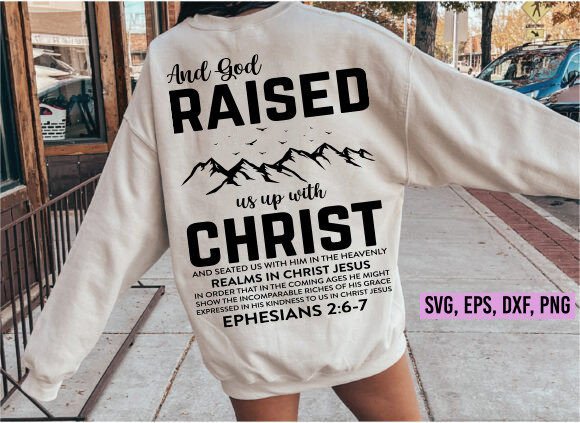 Elegant Boho Christian Quote SVG Design for T-Shirt Designs