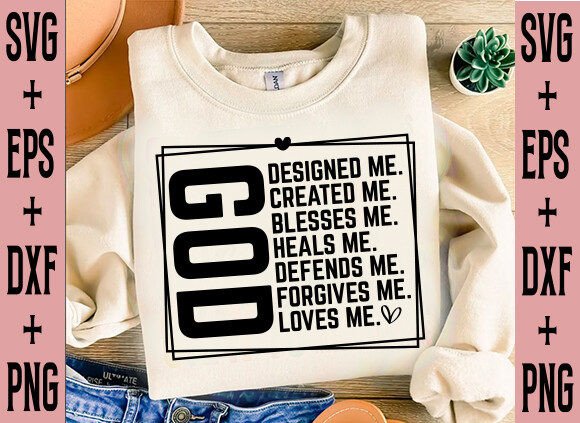 Elegant Boho Christian Svg, God SVG T-Shirt Designs