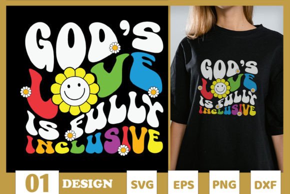 God’s Love is Fully Inclusive Jesus SVG