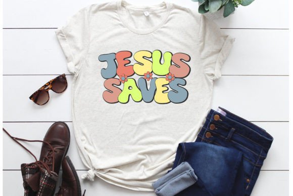 Jesus Saves Christian SVG T-shirt Design