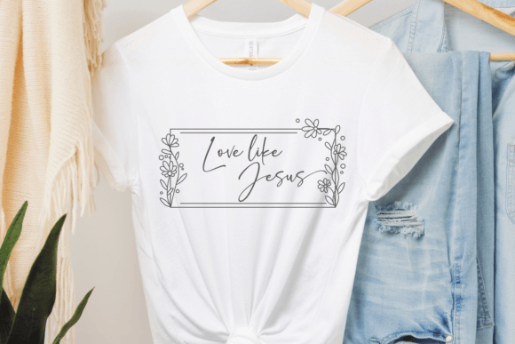 Love Like Jesus SVG PNG, Christian